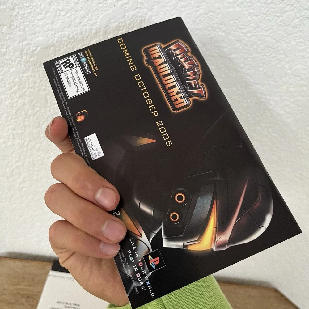 Ratchet and Clank Up Your Arsenal PS2 CIB Sony PlayStation 2 Complete Manual